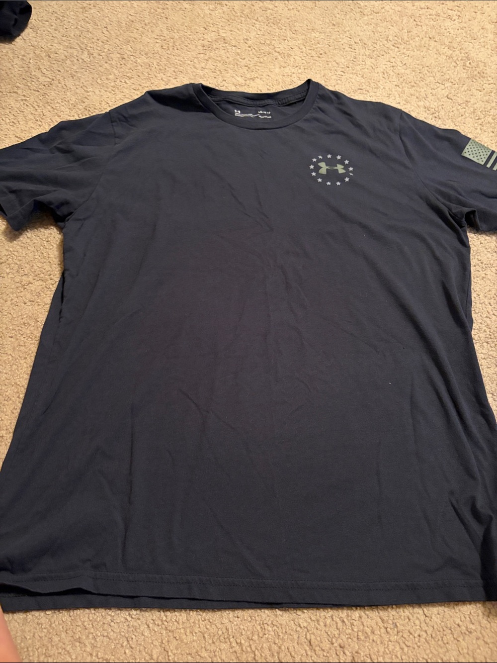 Under Armour Men’s Black Short Sleeve Logo Tee